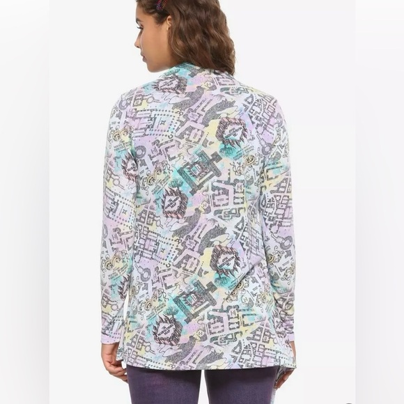 Hot Topic Harry Potter Marauder’s Map Watercolor Flyaway Cardigan. Size medium. - Picture 13 of 13
